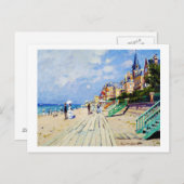 ザボードウォークアットトラウビルクロードモネ ポストカード (正面/裏面)