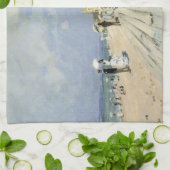 ザボードウォークアットトラウヴィルバイクロード・モネ キッチンタオル (折り畳み)