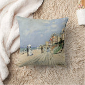 ザボードウォークアットトラウヴィルバイクロード・モネ クッション (ブランケット)