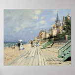 ザボードウォークアットトラウヴィルバイクロード・モネ ポスター<br><div class="desc">The Boardwalk at Trouville (1870) by Claude Monetは、美しい晴れた日にフランスのノルマンディにある海辺のリゾート地でビーチをフィーチャーしたヴィンテージ印象派アートの作品で素晴らしす絵画。アーティストについて：クロード・モネ(1840-1926)は印象派の運動の創始者であフランスのり絵画、その絵画の大部分は「空中に浮かぶ」（野外に浮かぶ）スタイル印象派の風景である。</div>