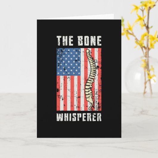 ザボーンウィスパーカイロプラクタースパインカイロプラクティック カード (黄色い花)