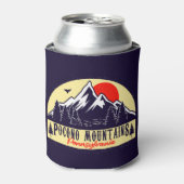 ザポコノスペンシルバニアPAマウンテンギフトレトロ 缶クーラー (缶正面)