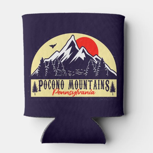 ザポコノスペンシルバニアPAマウンテンギフトレトロ 缶クーラー (裏面)