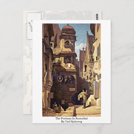 ザポストマンインローゼンタールバイカールスピッツウェグ ポストカード (正面/裏面)