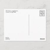 ザポストマンジョセフRoulin by Vincent vanゴッホ ポストカード (裏面)