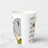 ザポップ・アートのコルクの真夜中紙カップ 紙コップ (右)