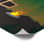 ザポップ・アートのスターズの下のキャンプ – マーティン ポスター (角)