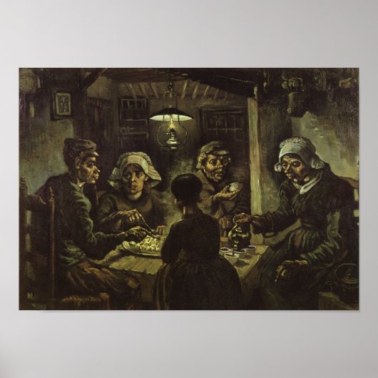 ザポテトイーターズヴァンゴッホファインアート ポスター (正面)