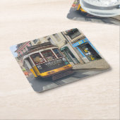 ザポト実在ル – リスボン スクエアペーパーコースター (アングル)