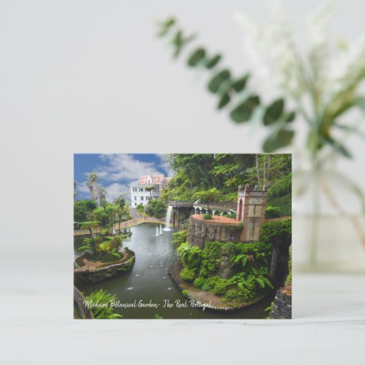 ザポルト実在ガルマデイラ植物園 ポストカード (スタンド正面)