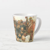 ザポロジアンコサックスの応答 – イリヤリピンスモール カフェラテマグ (右アングル)