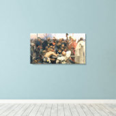 ザポロズィアン・コサックの応答 キャンバスプリント (インサイチュ (ウッドフロア))
