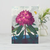 ザポンティックスロドデンドロンアンティークプリント シーズンカード (スタンド正面)