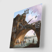 ザポンテサラーリオバイヒューバート・ロバート スクエア壁時計 (傾斜)