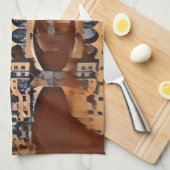 ザポンテヴェッキオカードポスターアクリルプリント キッチンタオル (四つ折り)