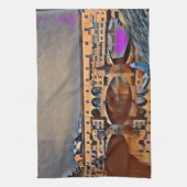 ザポンテヴェッキオカードポスターアクリルプリント キッチンタオル (縦)