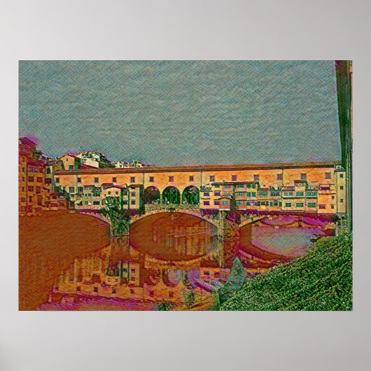 ザポンテヴェッキオカード ポスター (正面)