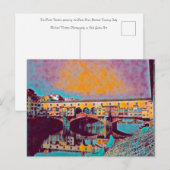 ザポンテヴェッキオカード ポストカード (正面/裏面)