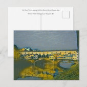 ザポンテヴェッキオカード ポストカード (正面/裏面)