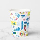 ザポーラ表現 |クリスマスアイコンパターン 紙コップ (裏面)