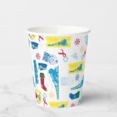 ザポーラ表現 |クリスマスアイコンパターン 紙コップ (左)