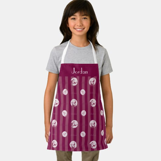 ザポーラ表現 |サンタストライプのクロースのパターン エプロン (インサイチュ)