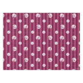 ザポーラ表現 |サンタストライプのクロースのパターン テーブルクロス (正面(横))