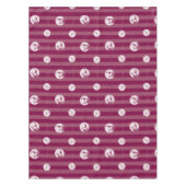 ザポーラ表現 |サンタストライプのクロースのパターン テーブルクロス (正面)