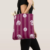 ザポーラ表現 |サンタストライプのクロースのパターン トートバッグ (クローズアップ)