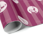 ザポーラ表現 |サンタストライプのクロースのパターン ラッピングペーパー (ロールコーナー)