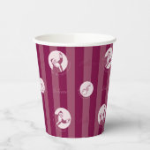 ザポーラ表現 |サンタストライプのクロースのパターン 紙コップ (左)