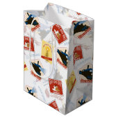 ザポーラ表現 |レトロステッカーパターン ミディアムペーパーバッグ (裏面アングル)