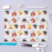 ザポーラ表現 |レトロステッカーパターン 薄葉紙 (クラフト)