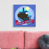 ザポーラ表現 |ヴィンテージトレインバッジ キャンバスプリント (インサイチュ (リビング))