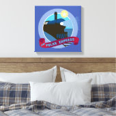 ザポーラ表現 |ヴィンテージトレインバッジ キャンバスプリント (インサイチュ (寝室))