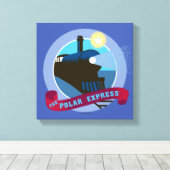 ザポーラ表現 |ヴィンテージトレインバッジ キャンバスプリント (インサイチュ (ウッドフロア))