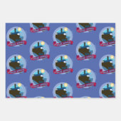 ザポーラ表現 |ヴィンテージトレインバッジ ラッピングペーパーシート (正面3)