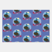 ザポーラ表現 |ヴィンテージトレインバッジ ラッピングペーパーシート (正面2)