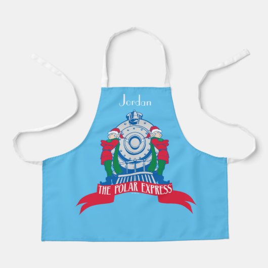 ザポーラ表現 |電車で立つ小妖精や小人 エプロン (正面)