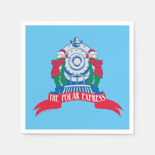 ザポーラ表現 |電車で立つ小妖精や小人 スタンダードカクテルナプキン (正面)