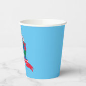 ザポーラ表現 |電車で立つ小妖精や小人 紙コップ (左)