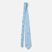 ザポーラ表現 |青い休日のアイコンパターン ネクタイ (裏面)