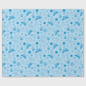 ザポーラ表現 |青い誕生日 ラッピングペーパー (フラット)