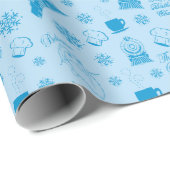 ザポーラ表現 |青い誕生日 ラッピングペーパー (ロールコーナー)