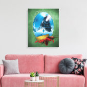 ザポーラ表現 | Holiday Framed Train到着 キャンバスプリント (インサイチュ (リビング))