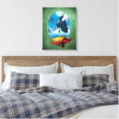 ザポーラ表現 | Holiday Framed Train到着 キャンバスプリント (インサイチュ (寝室))