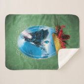 ザポーラ表現 | Holiday Framed Train到着 シェルパブランケット (正面(横))