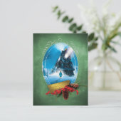 ザポーラ表現 | Holiday Framed Train到着 シーズンポストカード (スタンド正面)