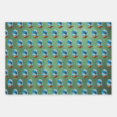 ザポーラ表現 | Holiday Framed Train到着 ラッピングペーパーシート (正面)