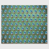 ザポーラ表現 | Holiday Framed Train到着 ラッピングペーパー (フラット)